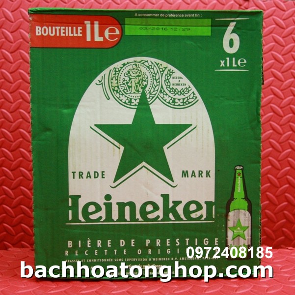 Bia Heineken chai 1 lít